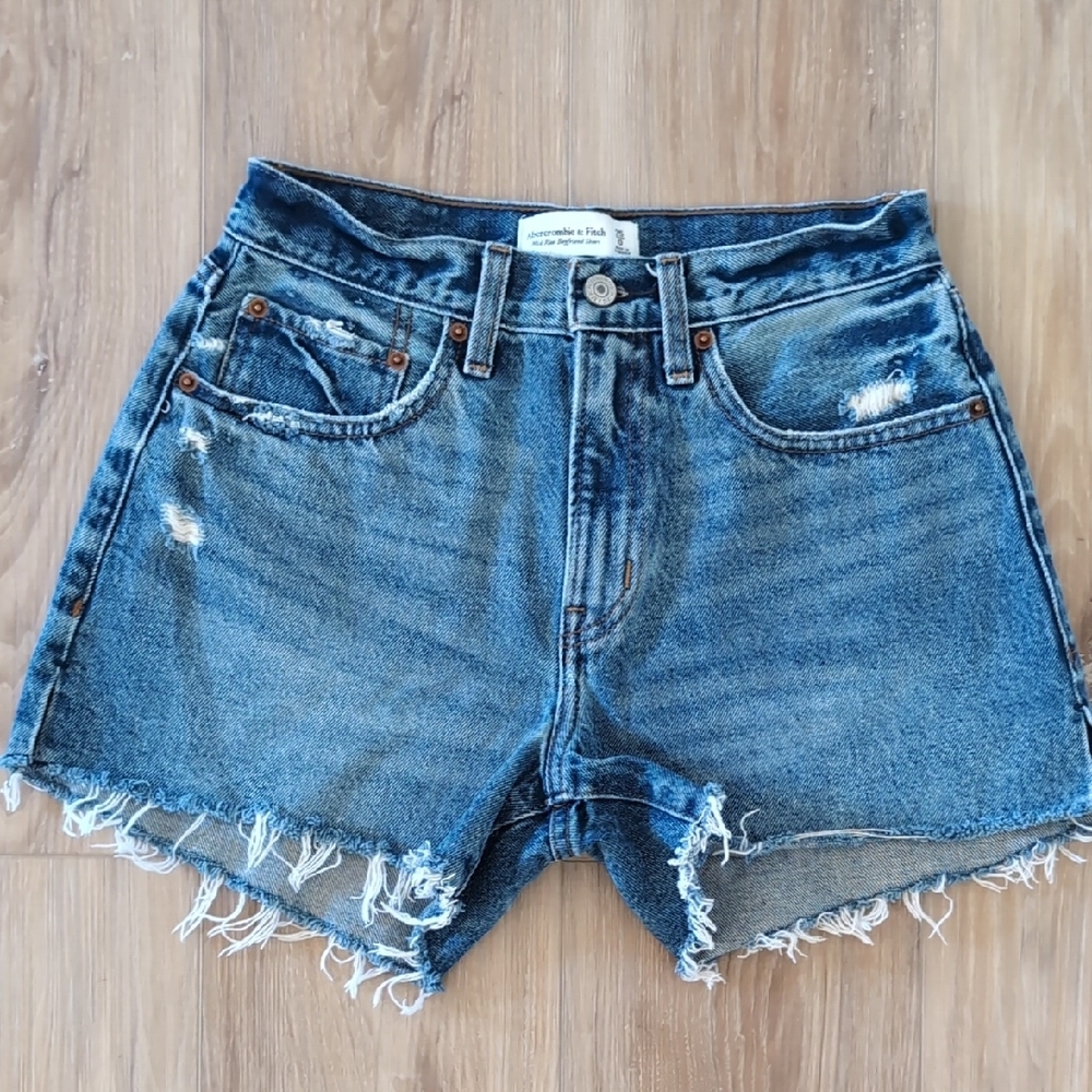 Abercrombie & Fitch Blue Jean Shorts